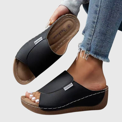 Ladies High Heel Summer Sandals Open Toe