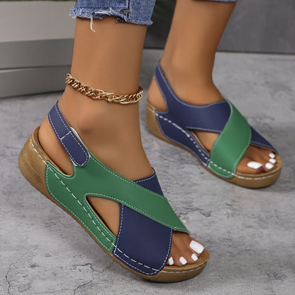 Women's Platform Sandals Colorful Bold