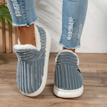 Women's Fleece Slippers Non-Slip Sole