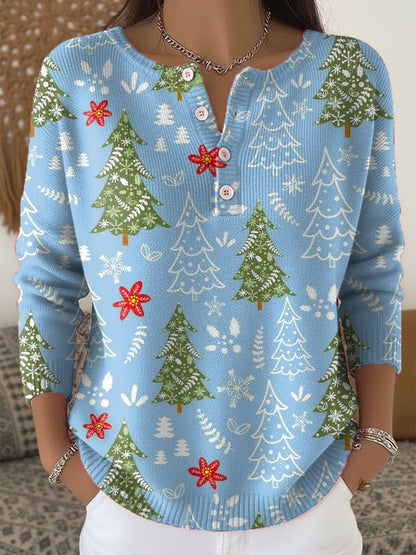 Women's Button Sweater