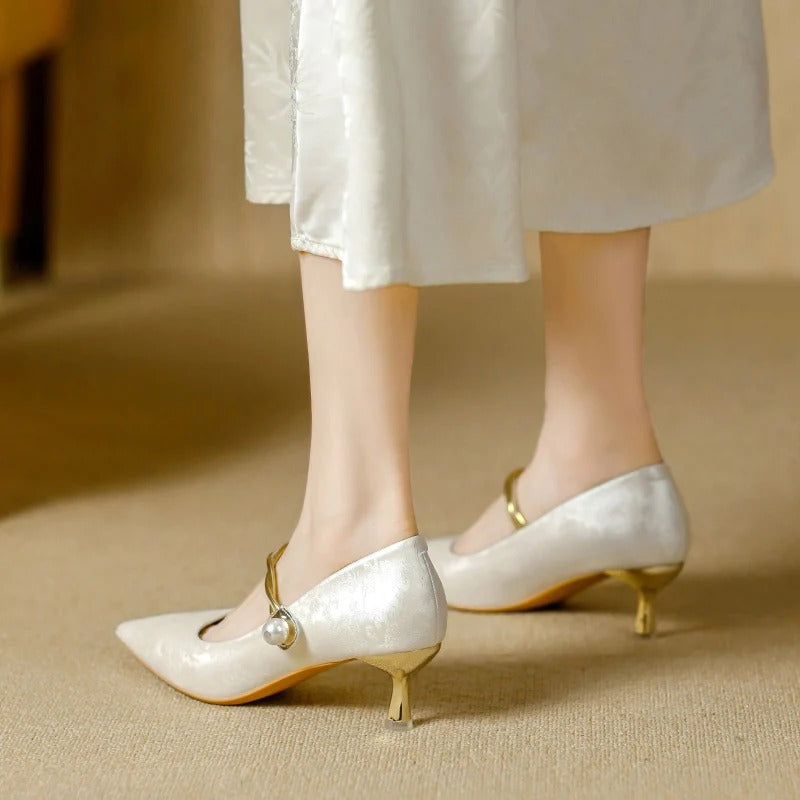 Low Heel Kitten Shoes