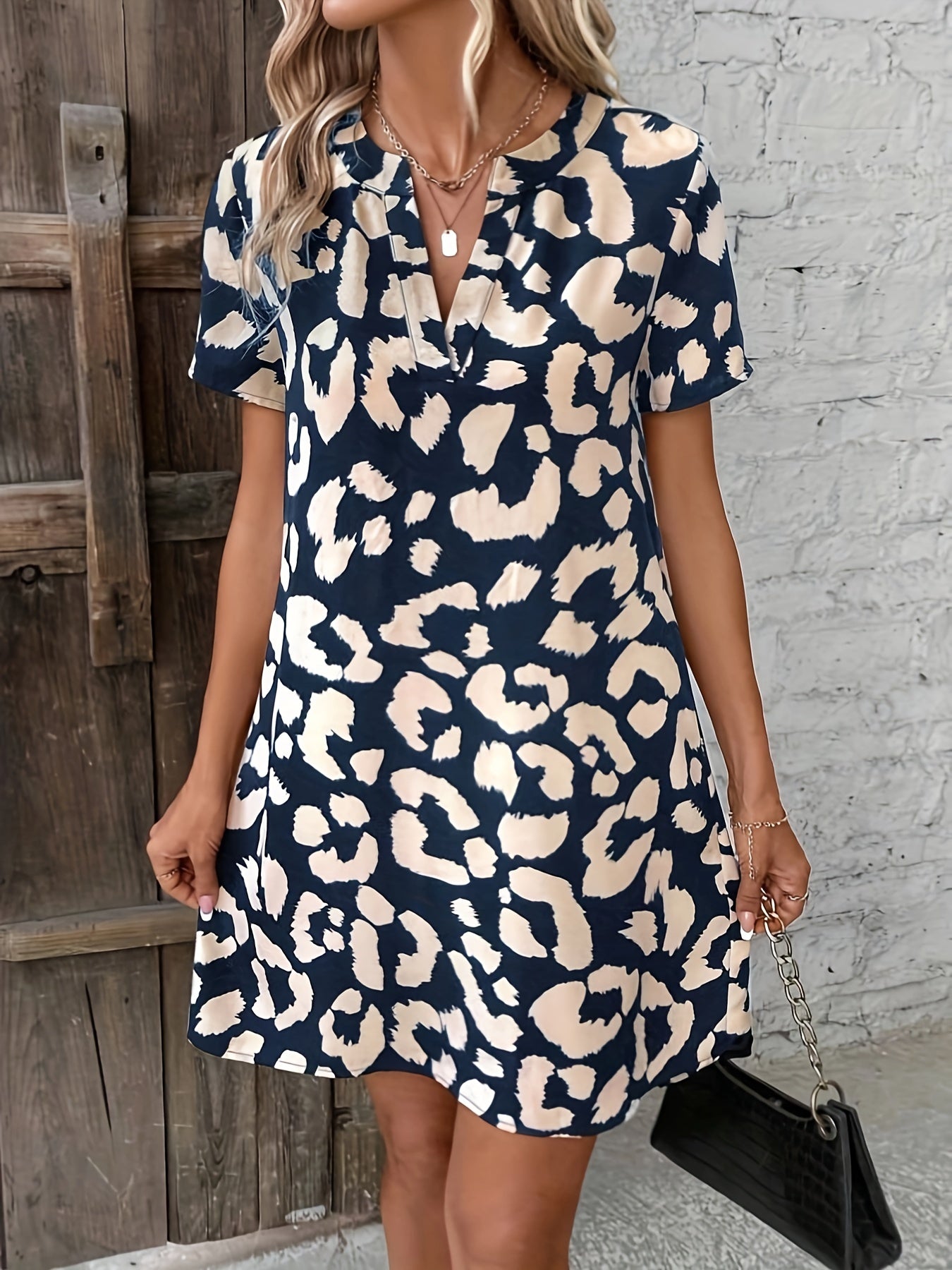 Relaxed Fit Summer Women's Floral Dress