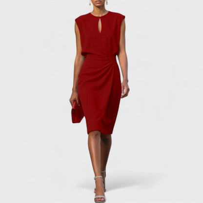 Flirty V-Neck Waist Dress