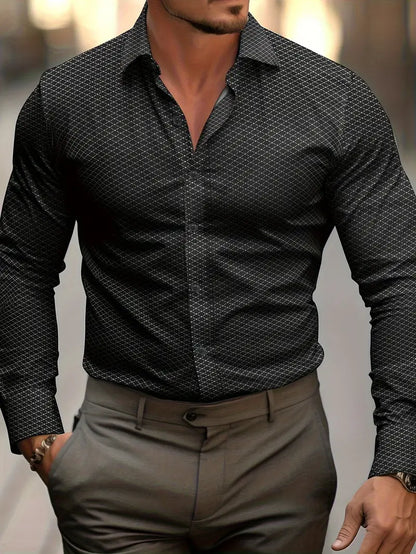 Men's Checkered Shirt Comfortable Fit
