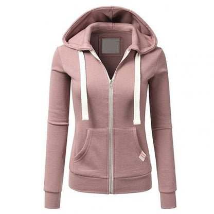 Image of Delilah | Women's Fitted Full Zip Hoodie