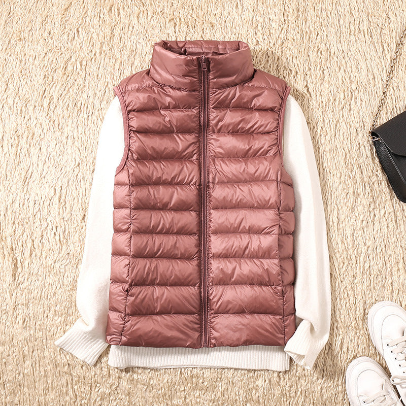 Delilah Women's Quilted Puffer Vest Lightweight - VibreMode