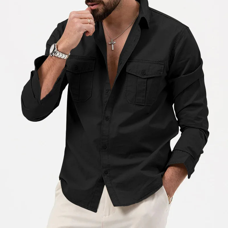 Men's Slim Fit Utility Shirt