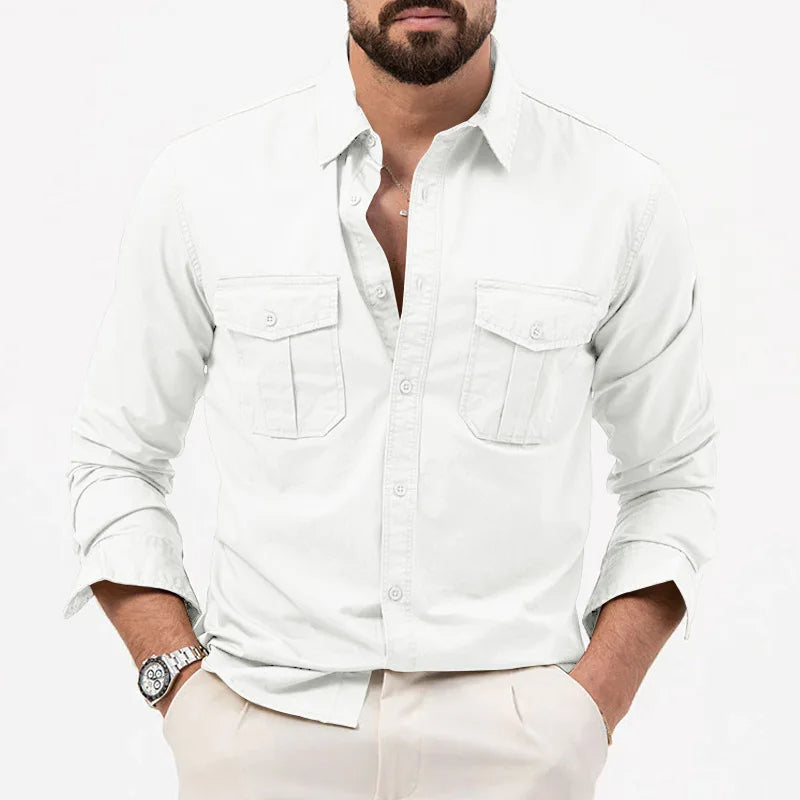 Men's Slim Fit Utility Shirt