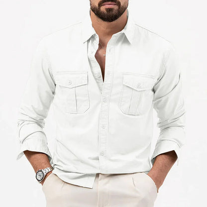 Men's Slim Fit Utility Shirt