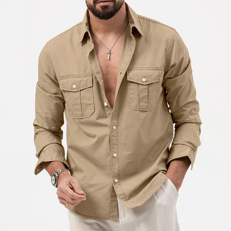 Men's Slim Fit Utility Shirt