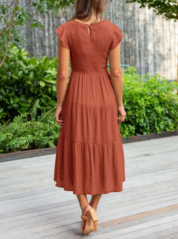 Women's Flowy Layered Dress