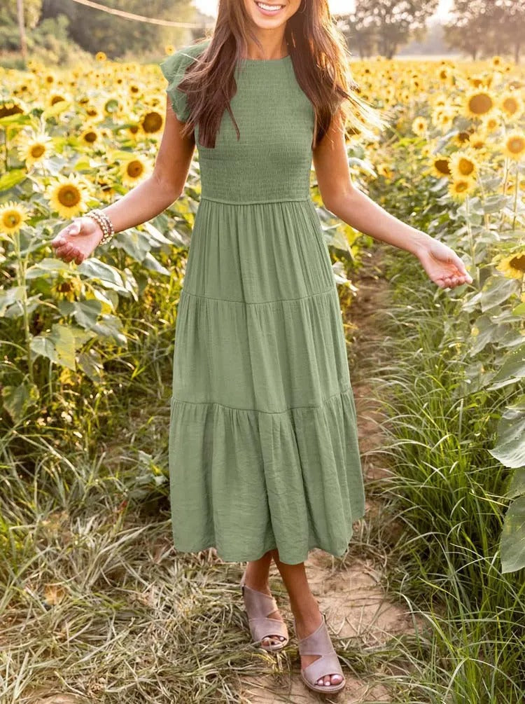 Women's Flowy Layered Dress