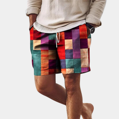 Men's Printed Casual Shorts - VibreMode