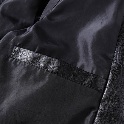 Premium Black Leather Biker Jacket