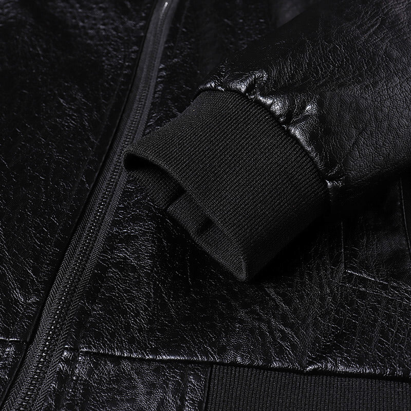 Premium Black Leather Biker Jacket