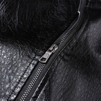 Premium Black Leather Biker Jacket