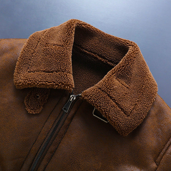 Classic Vintage Leather Pilot Jacket