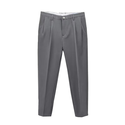 Image of Dexter | Men's Cropped Straight Leg Dress Pants