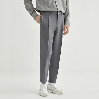 Image of Dexter | Men's Cropped Straight Leg Dress Pants
