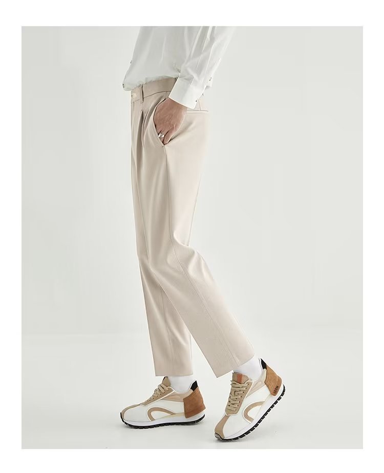 Image of Dexter | Men's Cropped Straight Leg Dress Pants