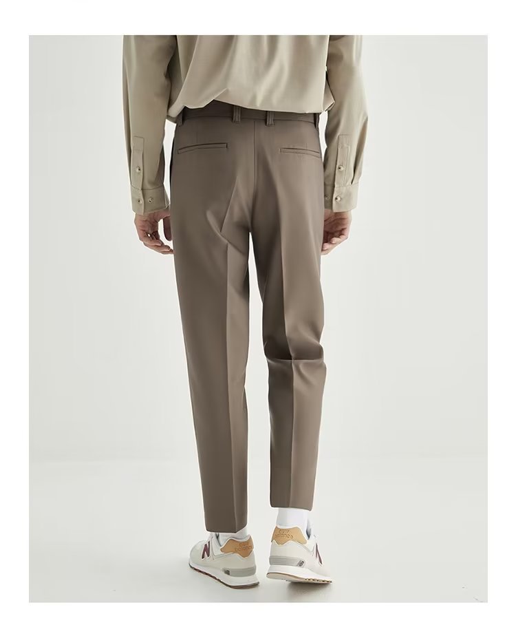 Image of Dexter | Men's Cropped Straight Leg Dress Pants