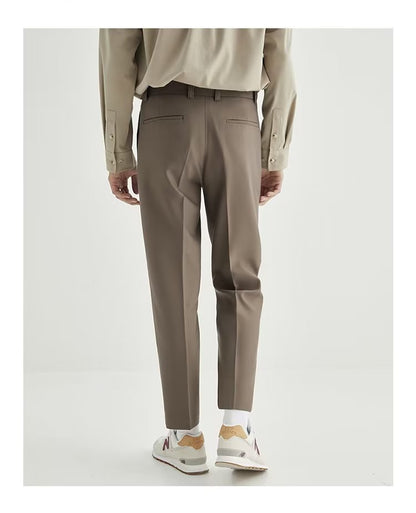Image of Dexter | Men's Cropped Straight Leg Dress Pants