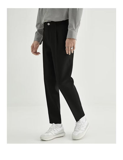 Image of Dexter | Men's Cropped Straight Leg Dress Pants