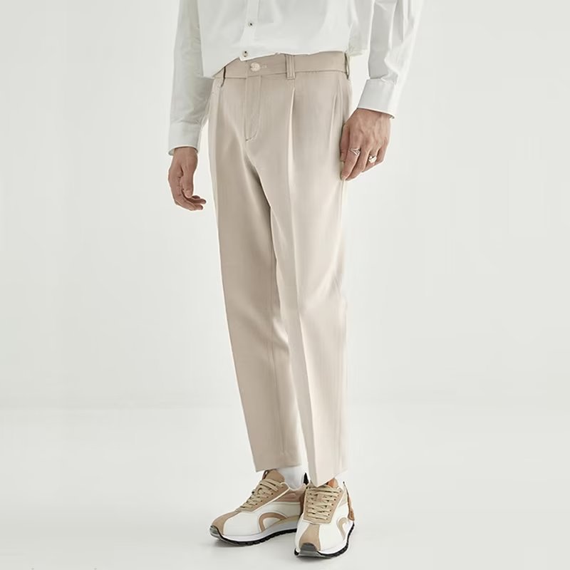 Image of Dexter | Men's Cropped Straight Leg Dress Pants
