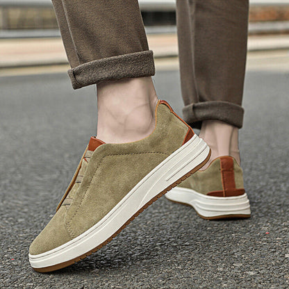 Men's Casual Cowhide Sneakers