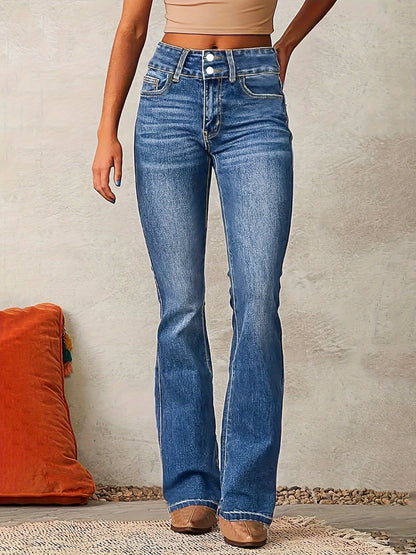 Fashionable High Waisted Summer Jeans for Women - VibreMode