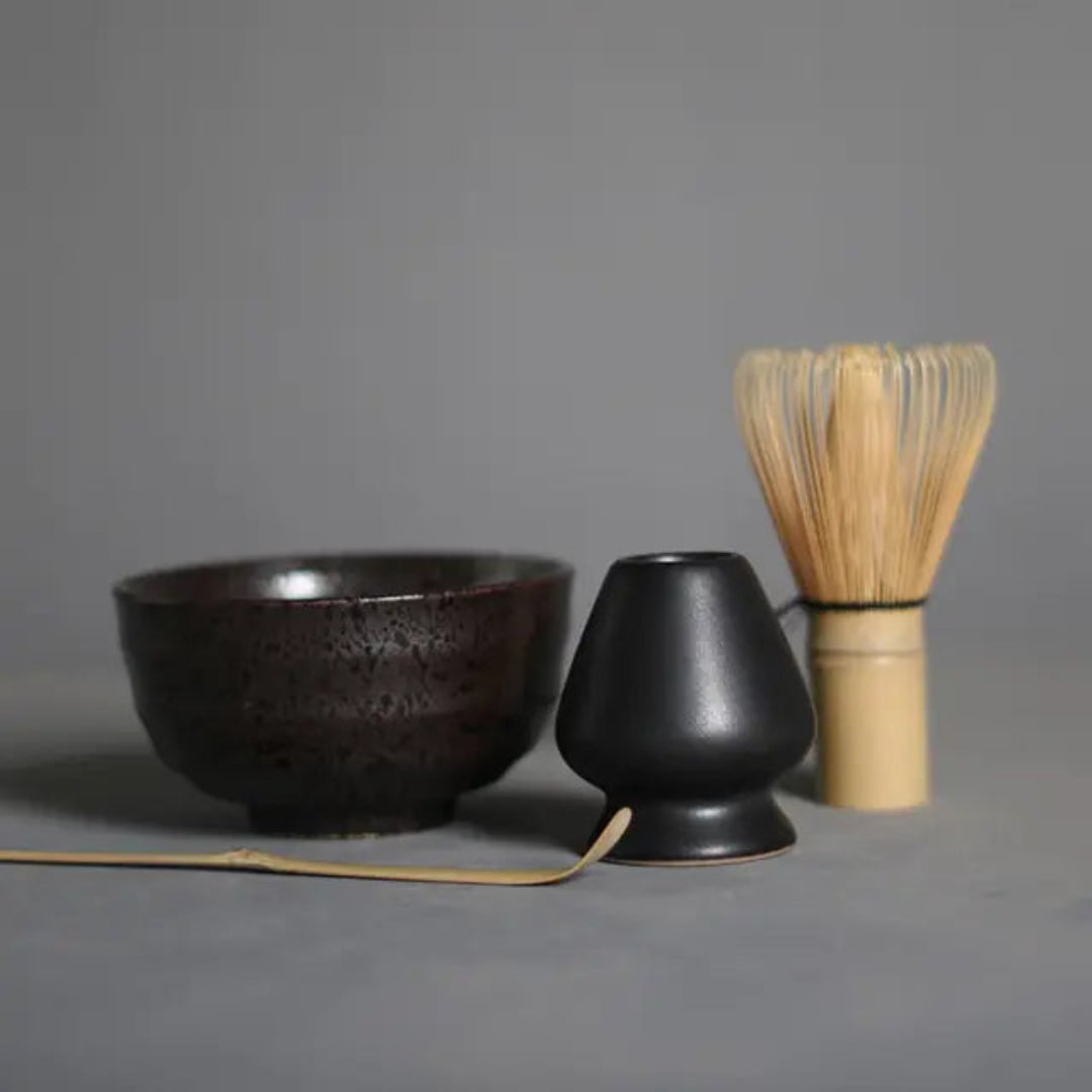 Traditional Matcha Gift Set Ceramic Bowl Whisk