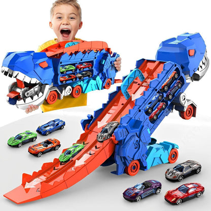 Dinosaur 3-In-1 Toy Truck And Transporter - VibreMode