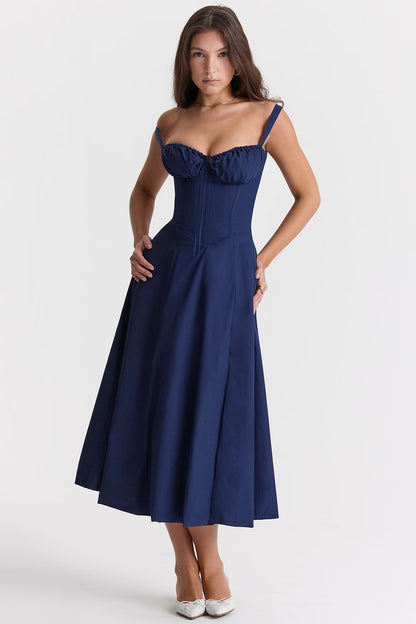 Women's Floral Print Spring Party Dress