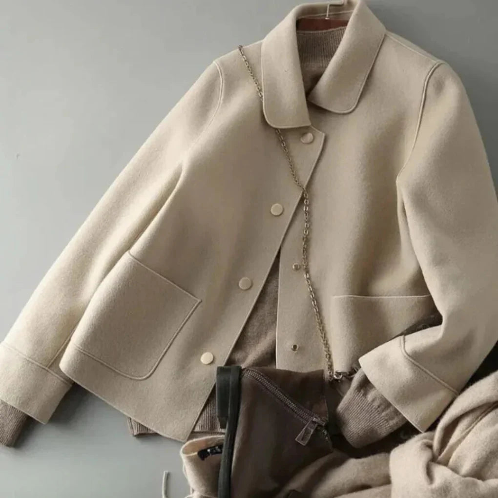 Women's Winter Jacket Button Down Warm Layer - VibreMode