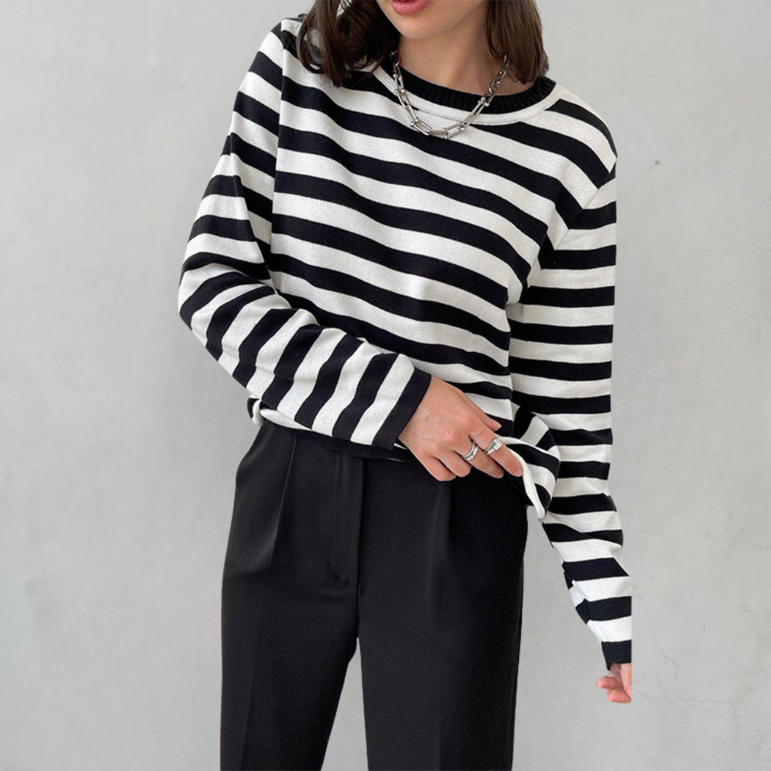 Elegant Striped Summer T-Shirt