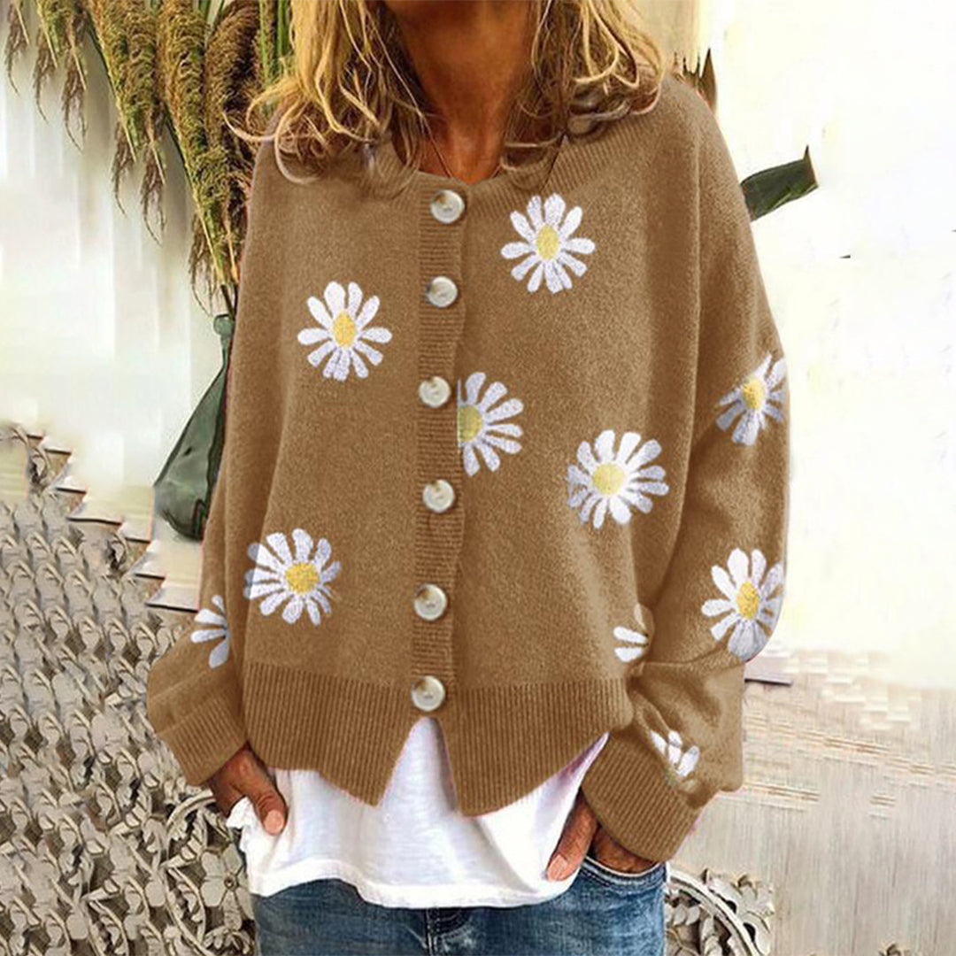 Women's Cropped Cardigan Button-Down - VibreMode