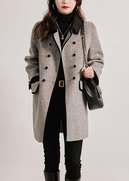 Classic Fit Wool Trench Coat