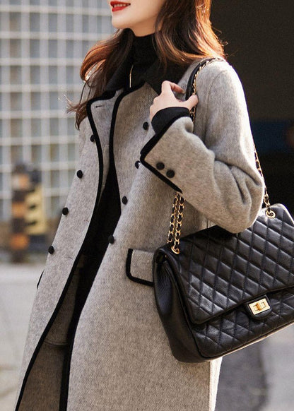 Classic Fit Wool Trench Coat