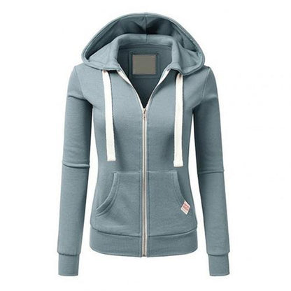 Women's Zipper Hoodie Warm Fleece - VibreMode