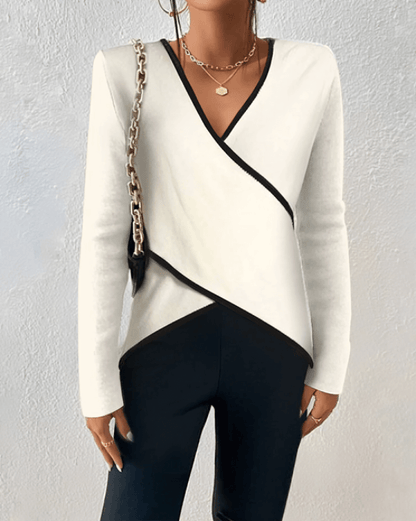 Women's V-Neck Wrap Sweater