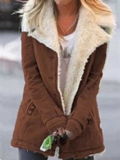Ladies' Insulated Fleece Parka Coat