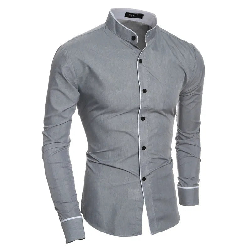 Ashcroft Men's Dress Shirt Tailored Collar