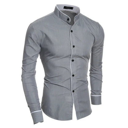 Ashcroft Men's Dress Shirt Tailored Collar