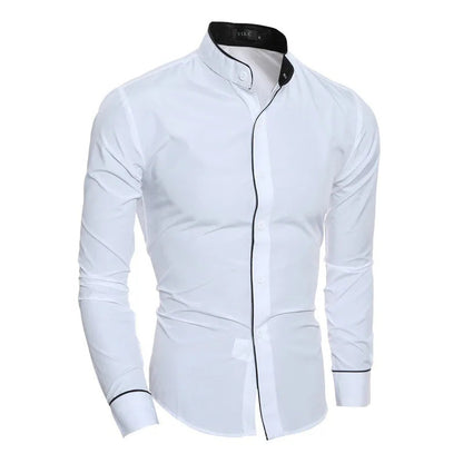 Ashcroft Men's Dress Shirt Tailored Collar
