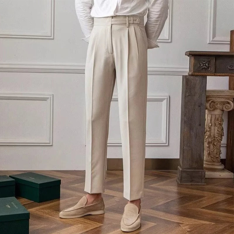 Men's Pleated Pants