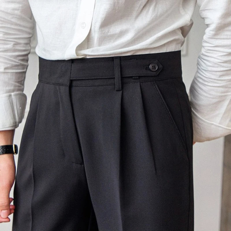 Men's Pleated Pants