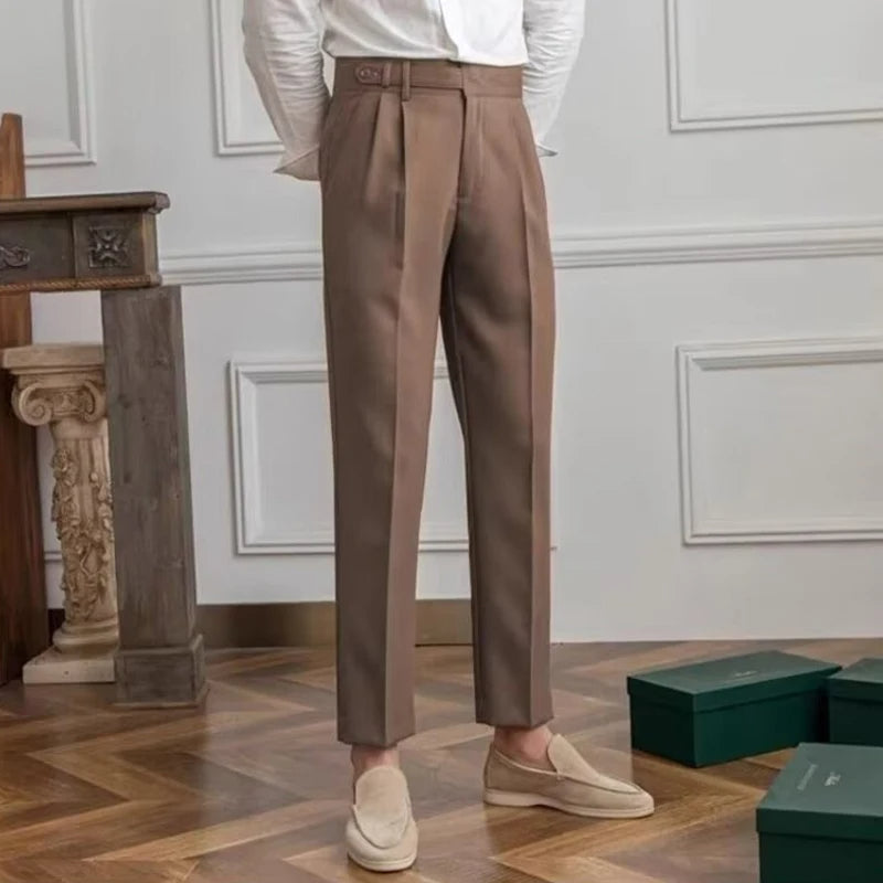 Men's Pleated Pants