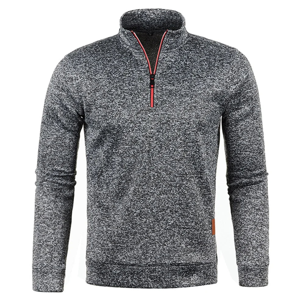 Men's Half Zip Fleece Pullover Sweater