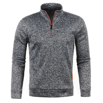 Men's Half Zip Fleece Pullover Sweater