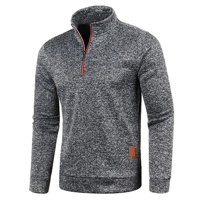 Men's Half Zip Fleece Pullover Sweater